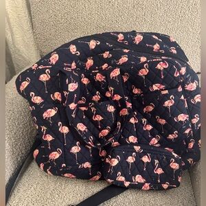 Vera Bradley Flamingo Print Weekender